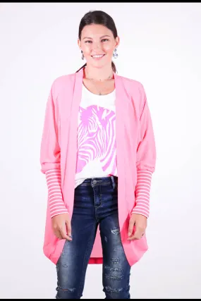 Fluro Pink Cuff Kimono Short