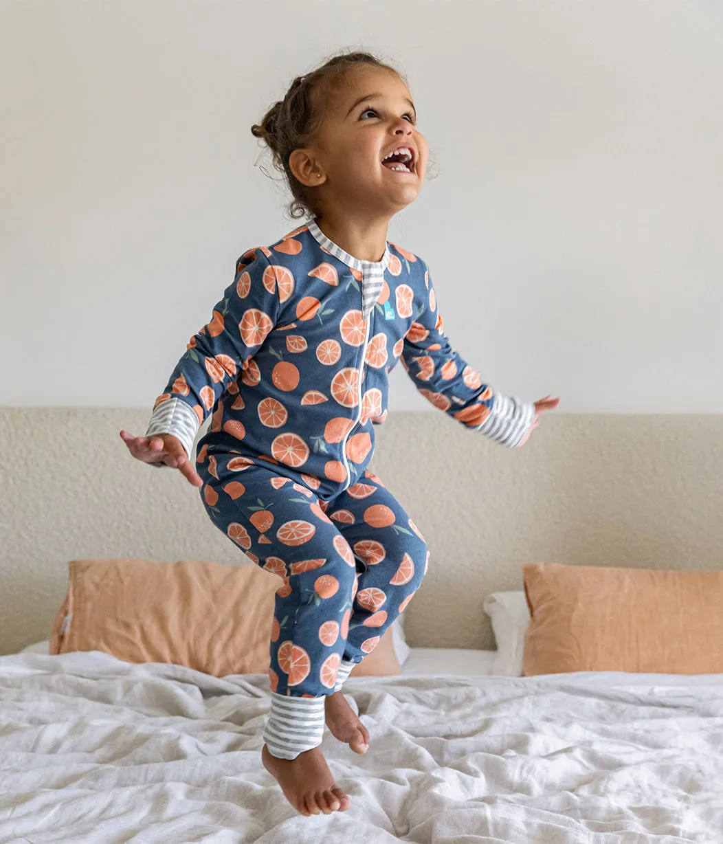 Footless Romper Cotton Denim Sweet Dreams