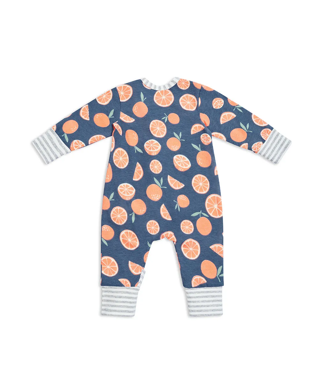 Footless Romper Cotton Denim Sweet Dreams