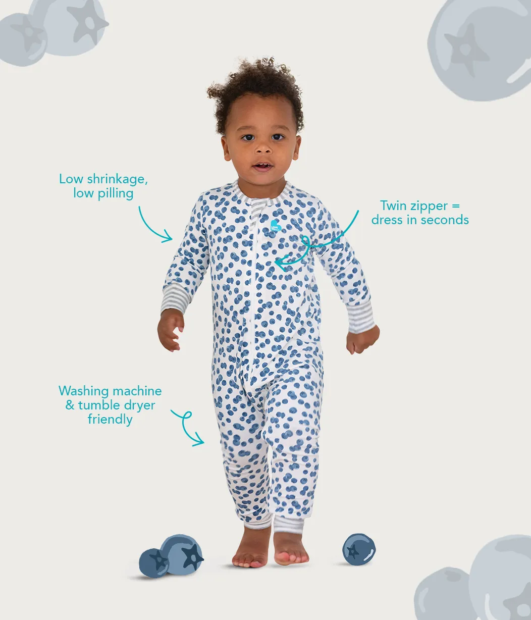Footless Romper Cotton Denim Sweet Dreams