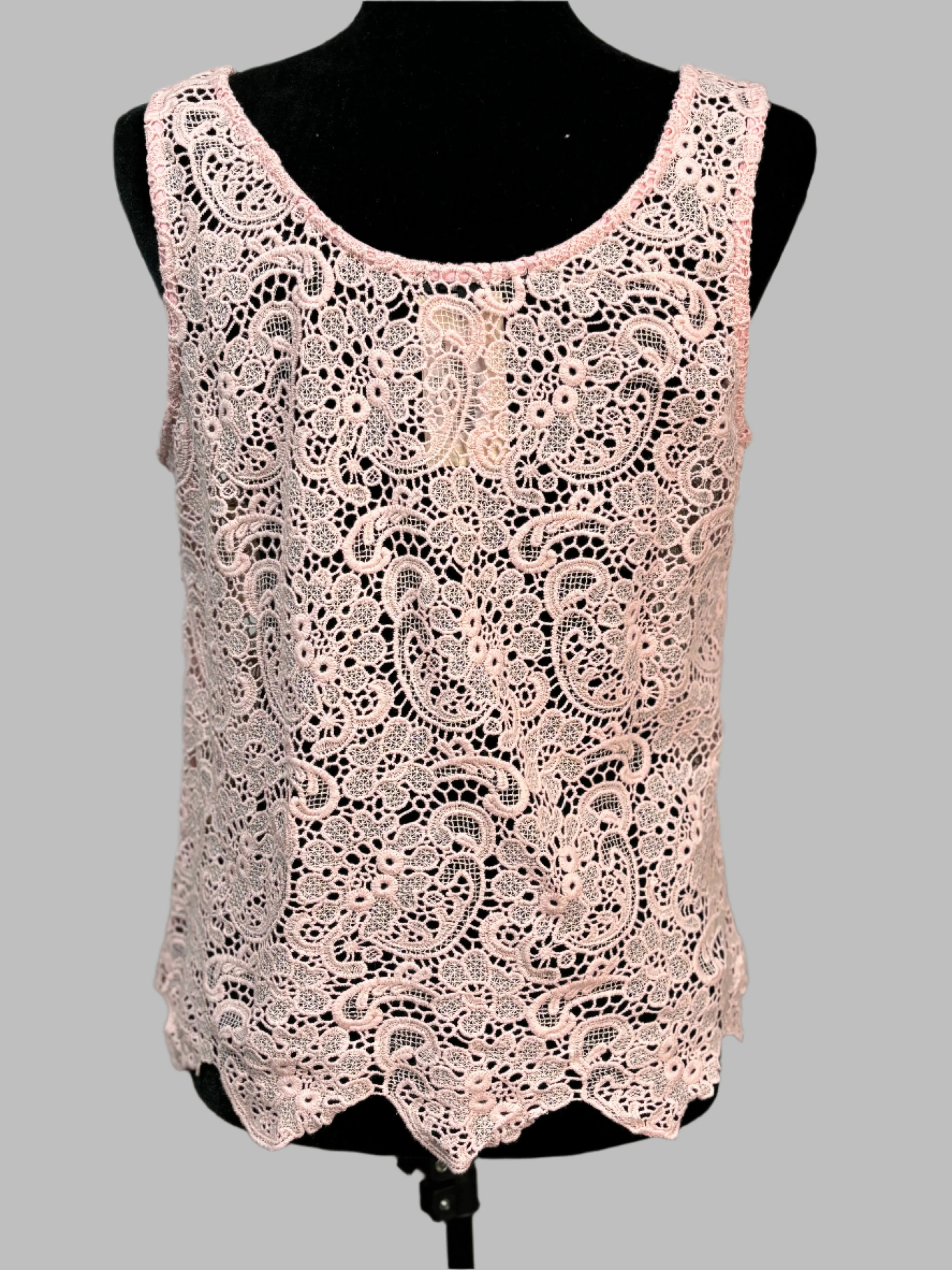 Full Crochet Lace Top