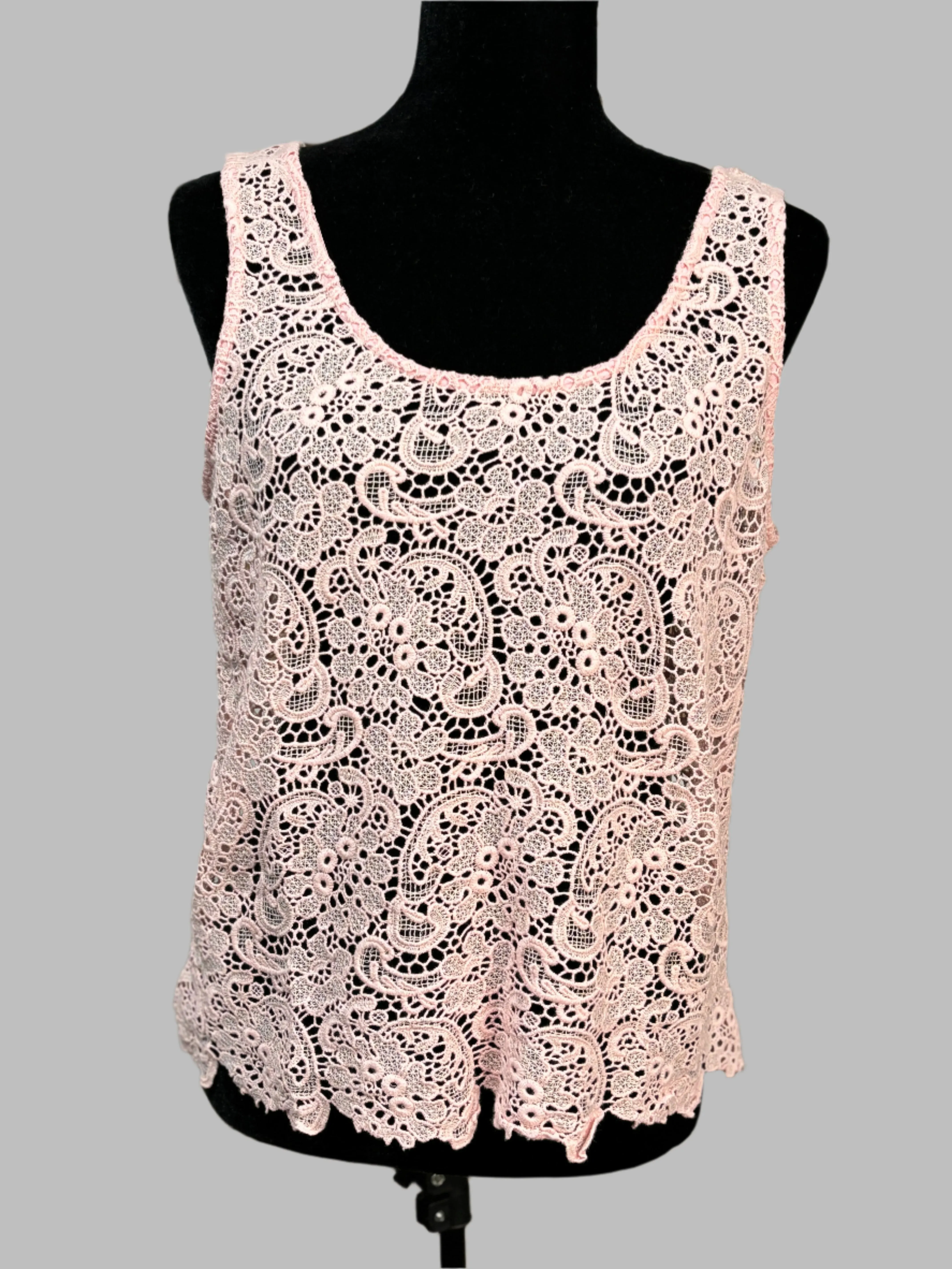 Full Crochet Lace Top