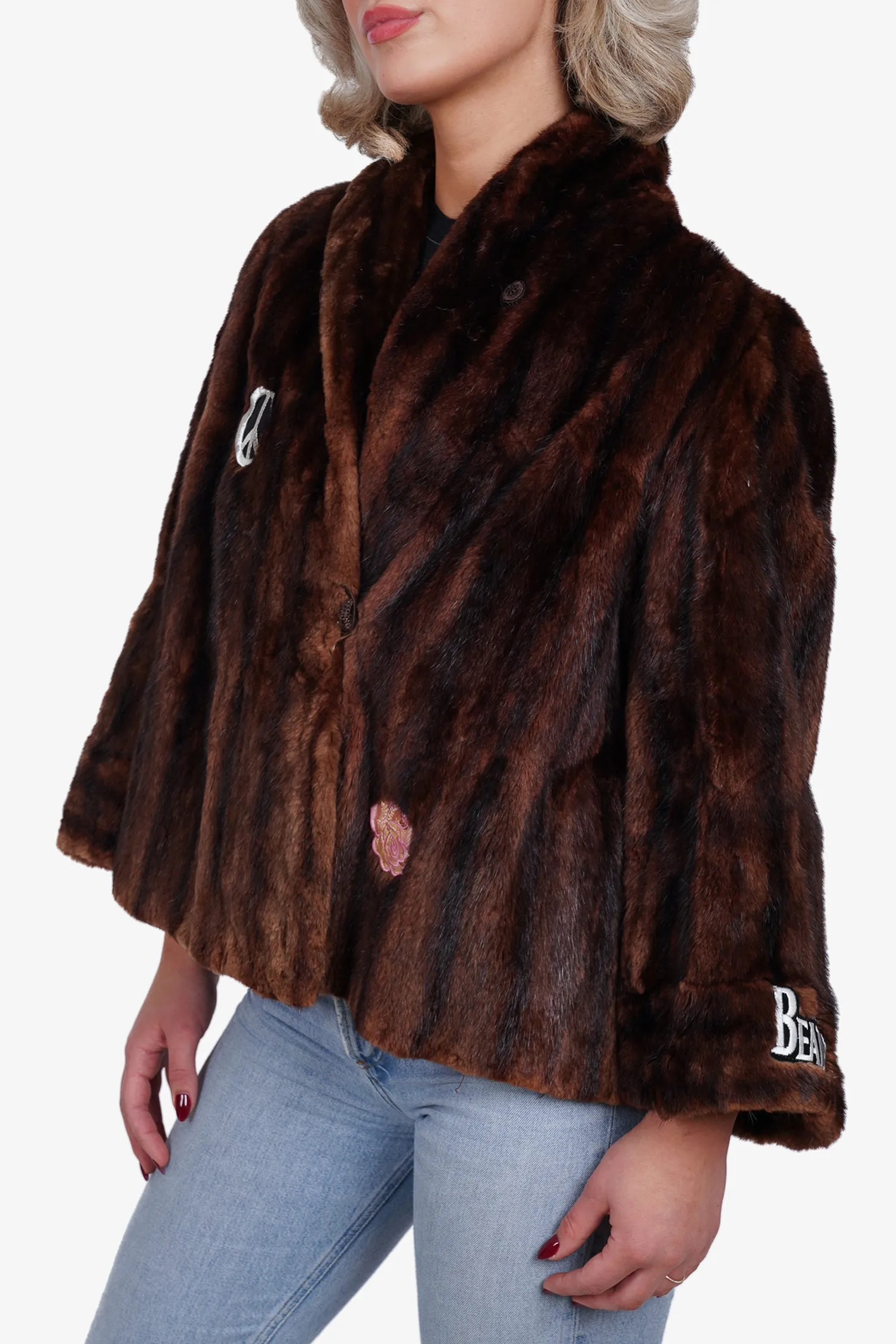 Fur Brown Short Fur Coat