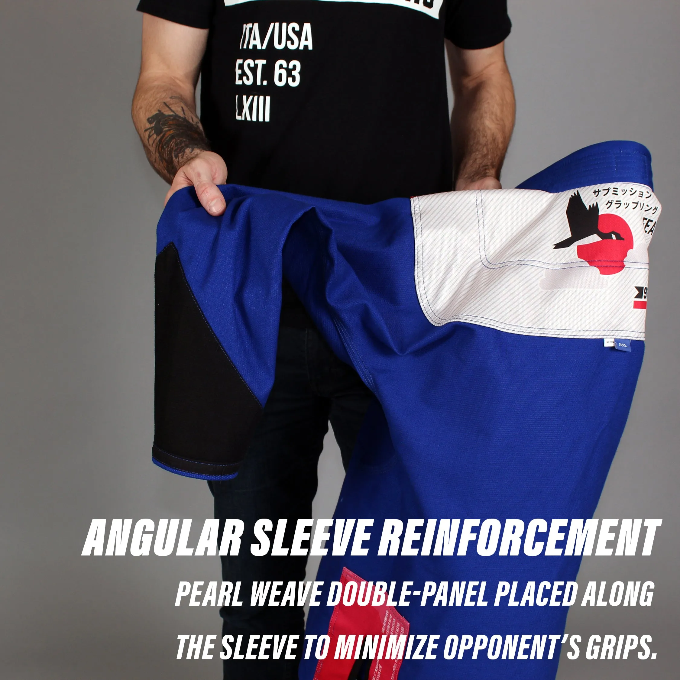 GOOSE FEATHER Lightweight Blue Jiu Jitsu Gi