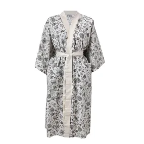 Graphite Florals Kimono