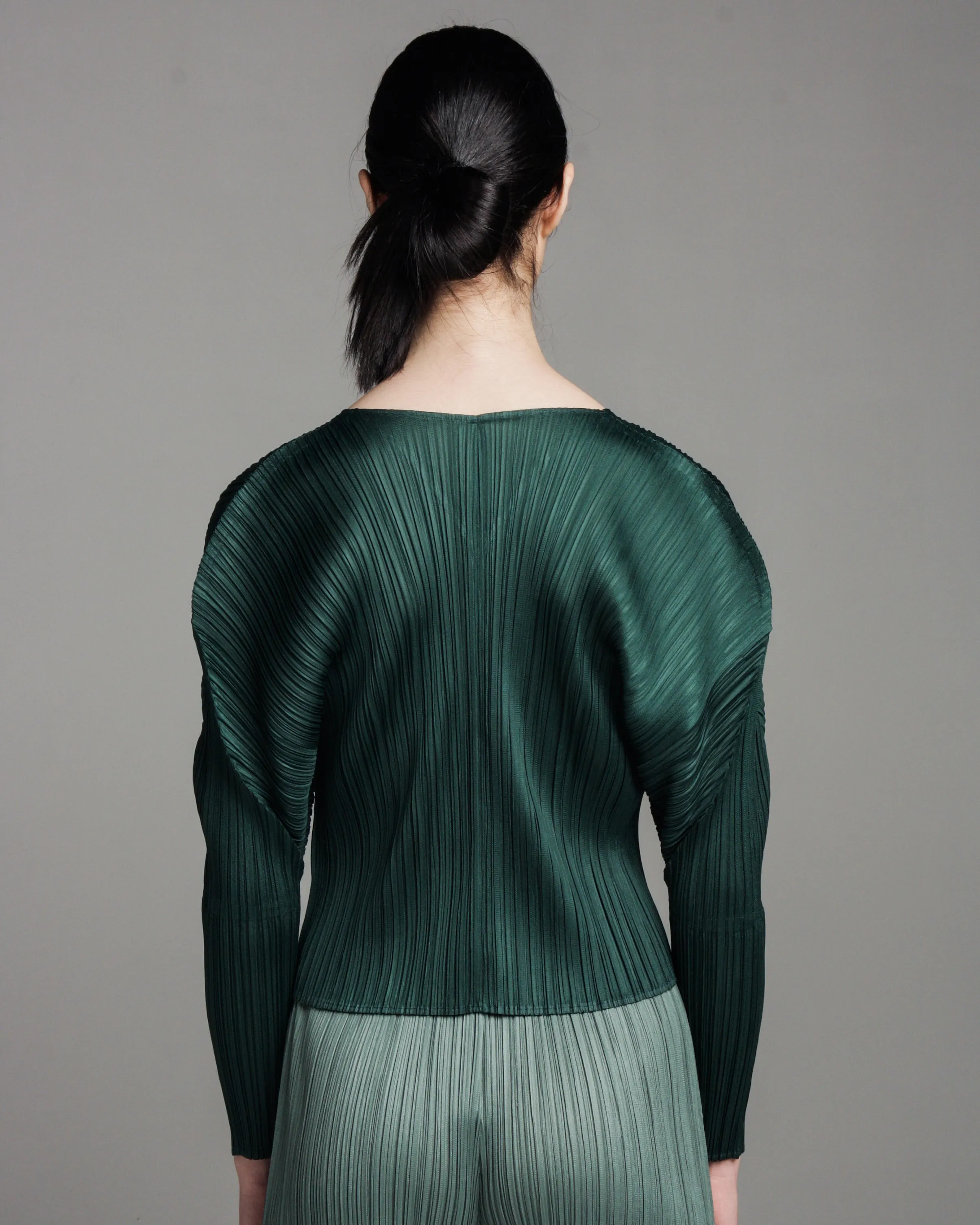 Green Single Button Cardigan
