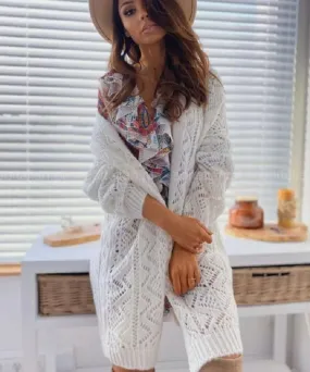 Hollow Knit Cardigan