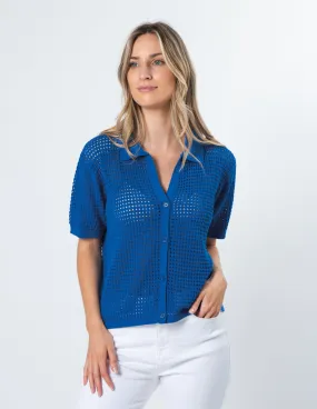 Holly Top - Cobalt