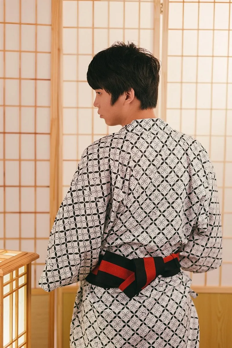 Japanese Kimono Pattern Print
