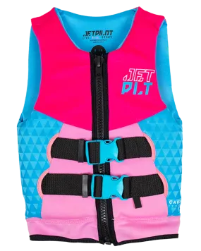 Jetpilot The Cause F/E Youth Neo Vest - Pink - 2023