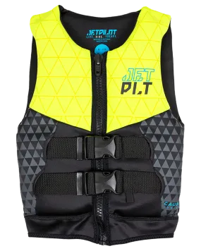 Jetpilot The Cause F/E Youth Neo Vest - Yellow Level 50 - 2023