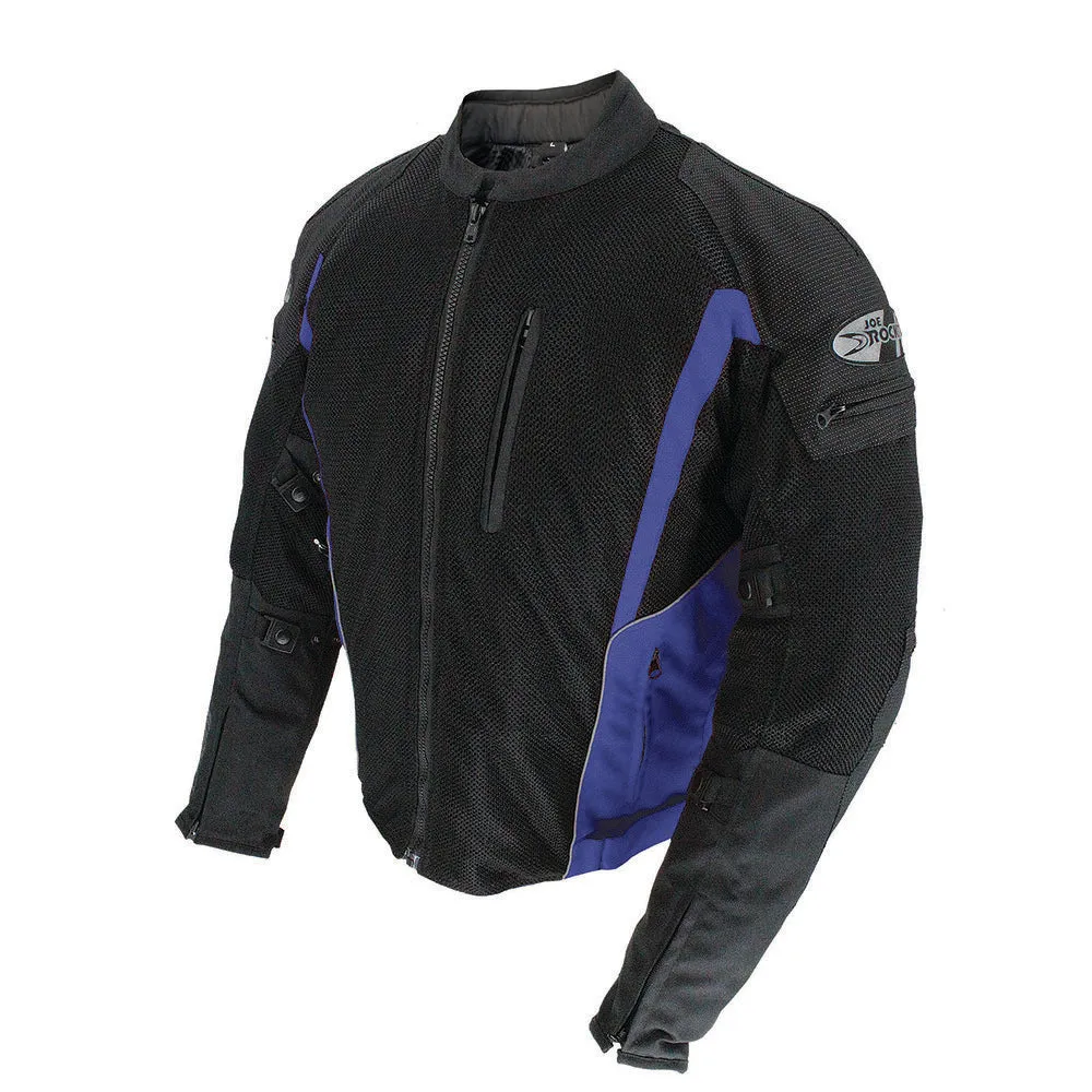 Joe Rocket Analog Mens Mesh Jacket Black/Blue