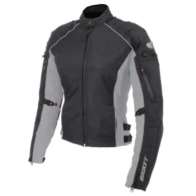 Joe Rocket Ladies Turbulent Textile Jacket Black/Grey