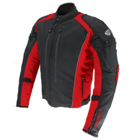 Joe Rocket Turbulent Mens Textile Jacket Black/Red