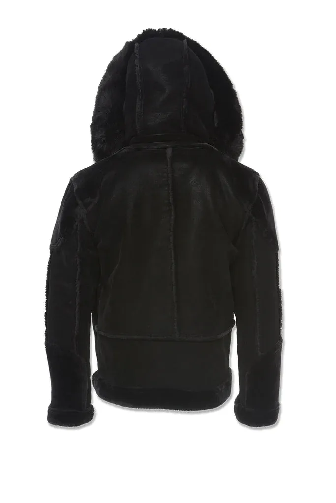 Jordan Craig - El Jefe Shearling Moto Jacket - Black (91590)