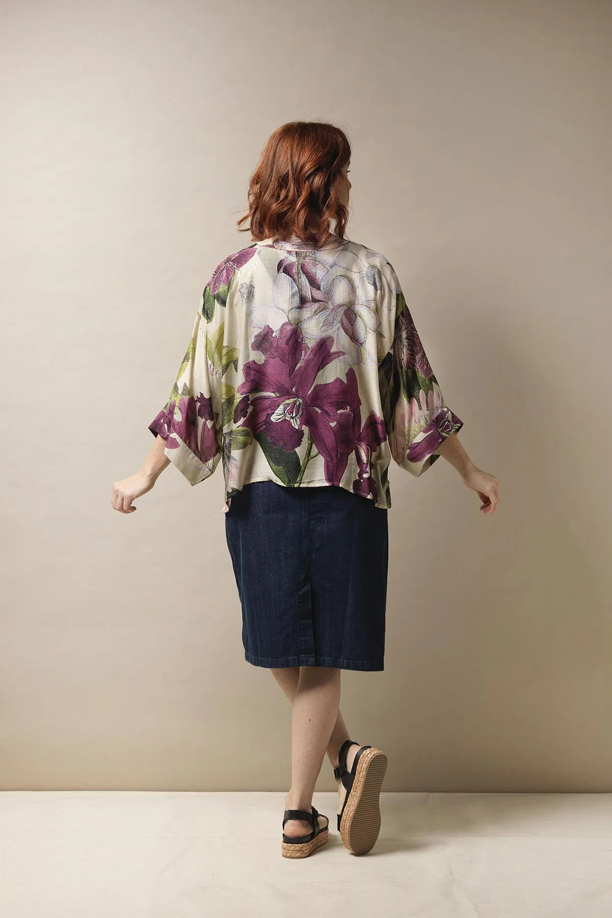 KEW Protea Stone Kimono