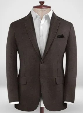 Lanificio Zegna Traveller Dark Brown Wool Jacket