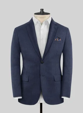 Lanificio Zegna Traveller Denim Blue Wool Jacket
