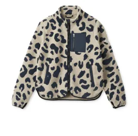 Liewood: Nelson Adult Pile Jacket - Mega Leo Mist