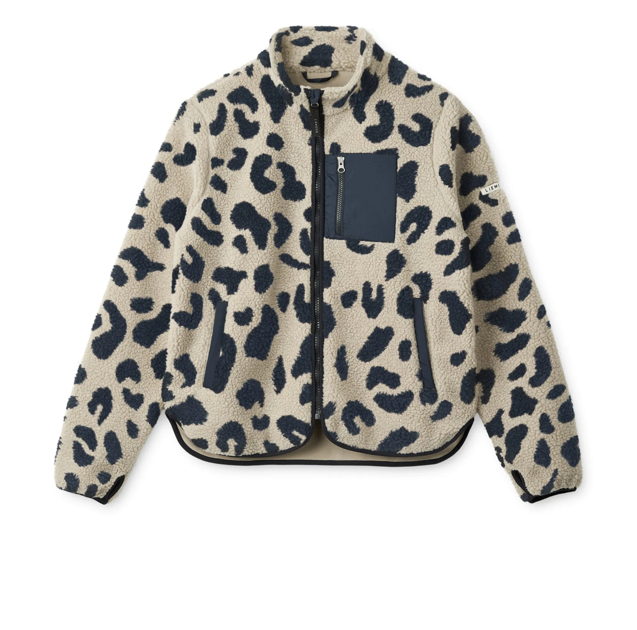 Liewood: Nelson Adult Pile Jacket - Mega Leo Mist