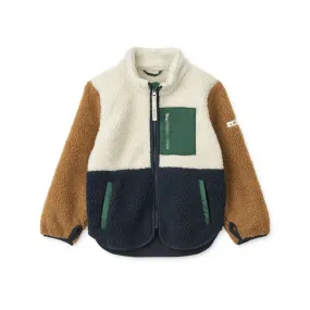 Liewood: Nolan Pile Jacket - Classic navy mix