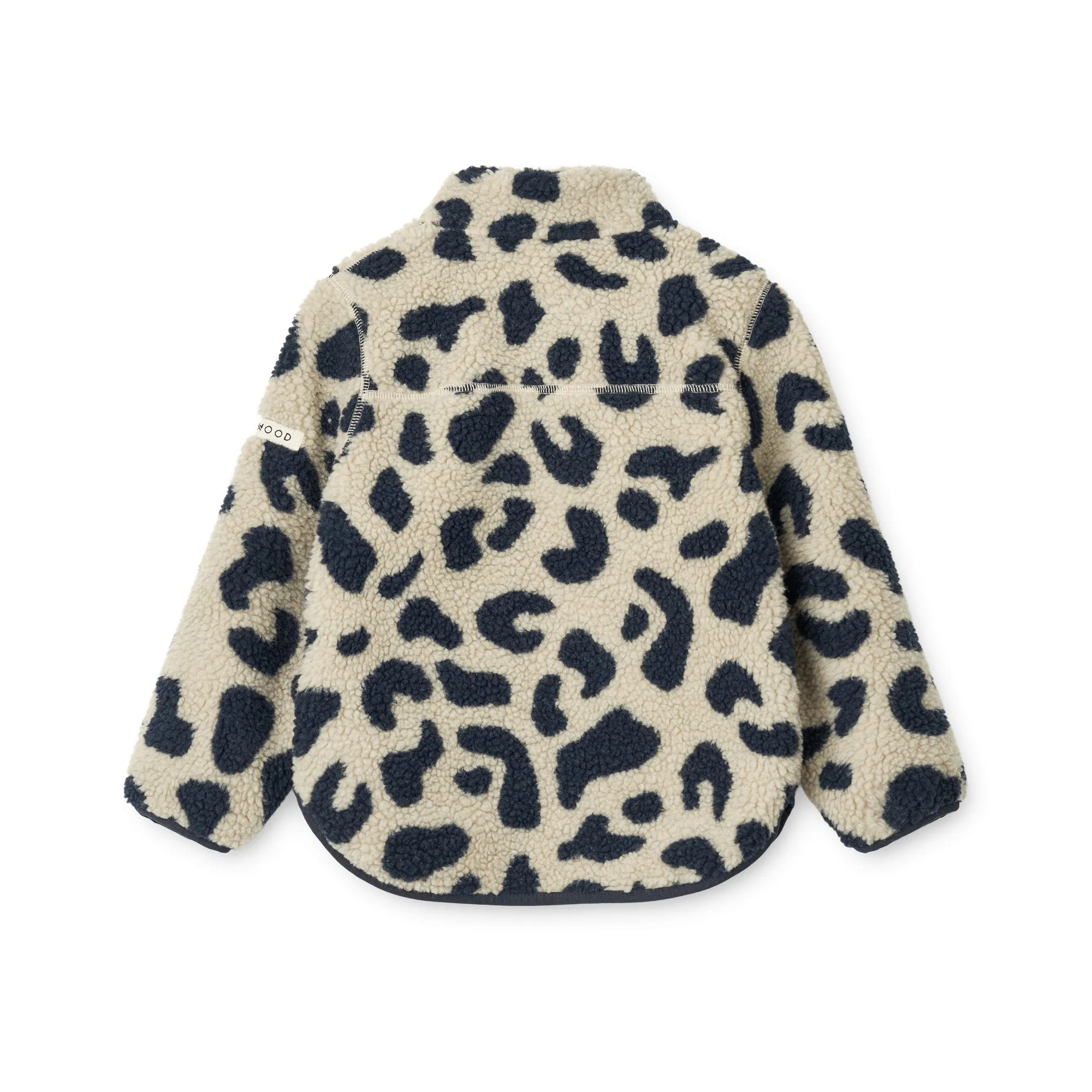 Liewood: Nolan Pile Printed Jacket - Mega Leo Mist