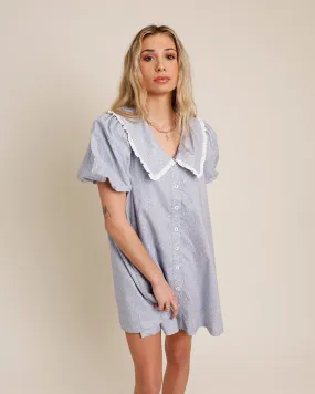 LONDON BABYDOLL MINI DRESS