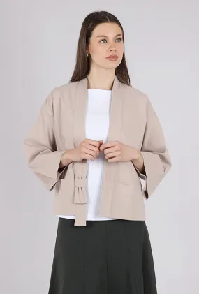 Magic Stretch Open Jacket, Dusty Quartz