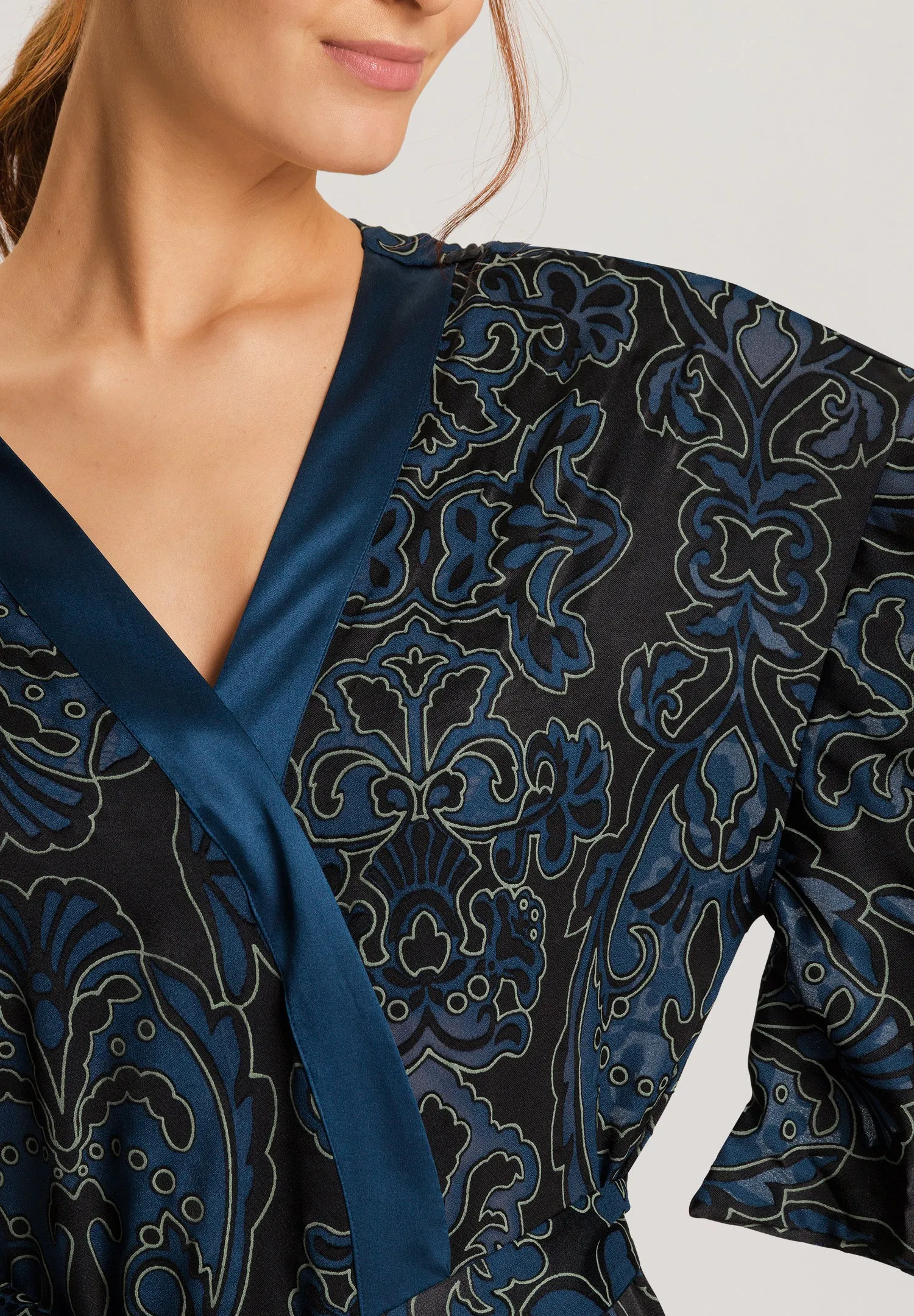 Marlene Kimono | Sheer Damask 70897-2868