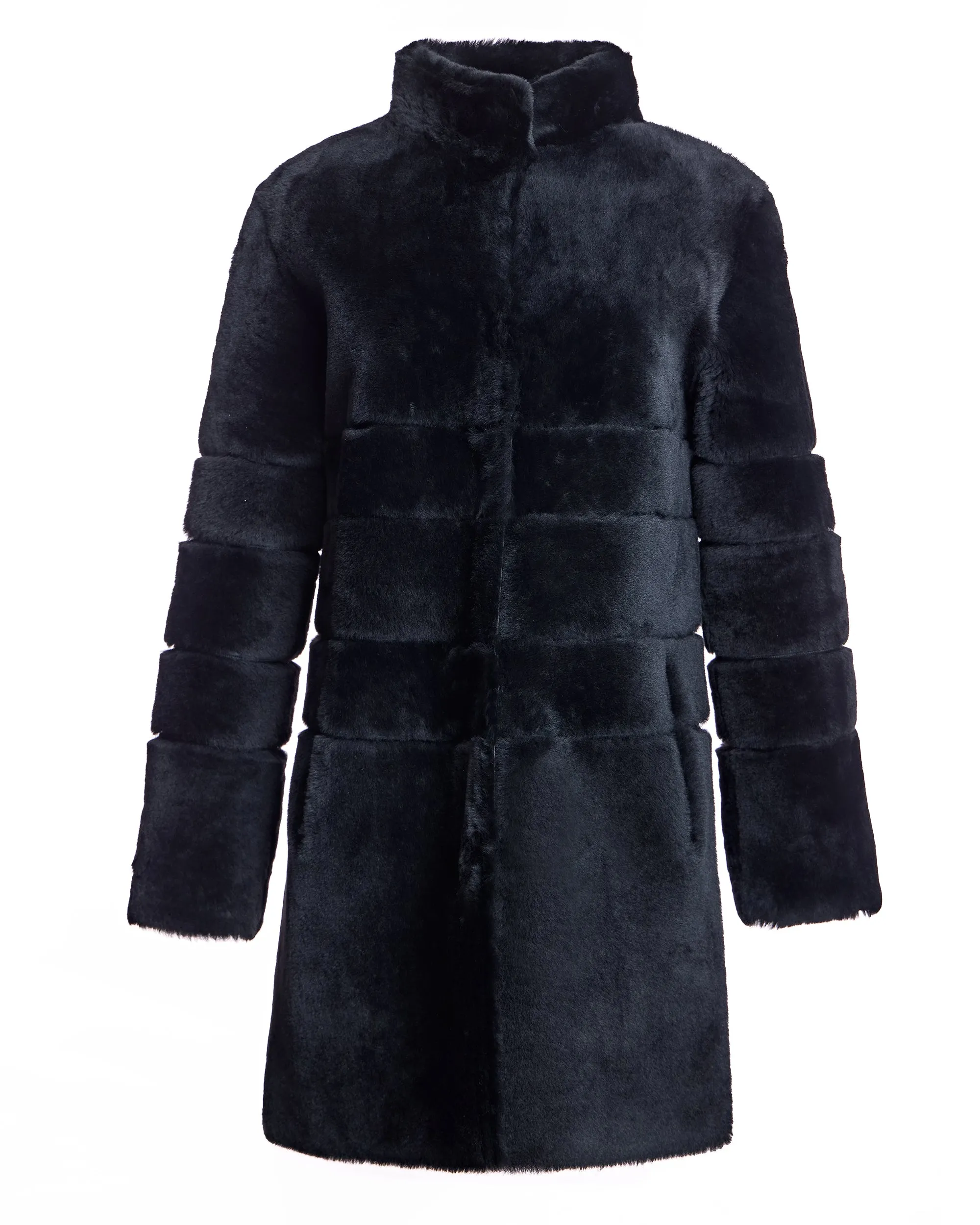Maximilian Horizontal Shearling Jacket
