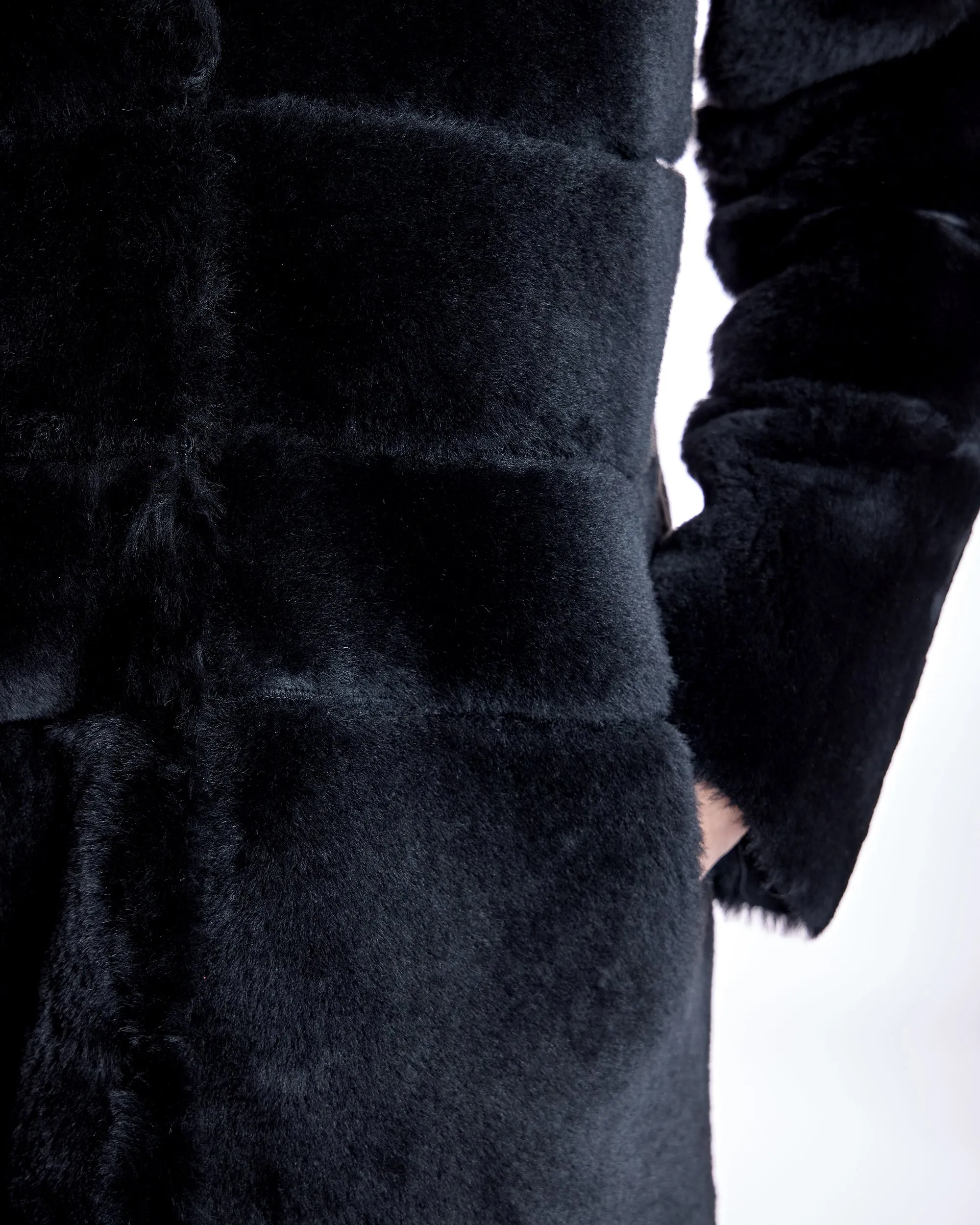 Maximilian Horizontal Shearling Jacket
