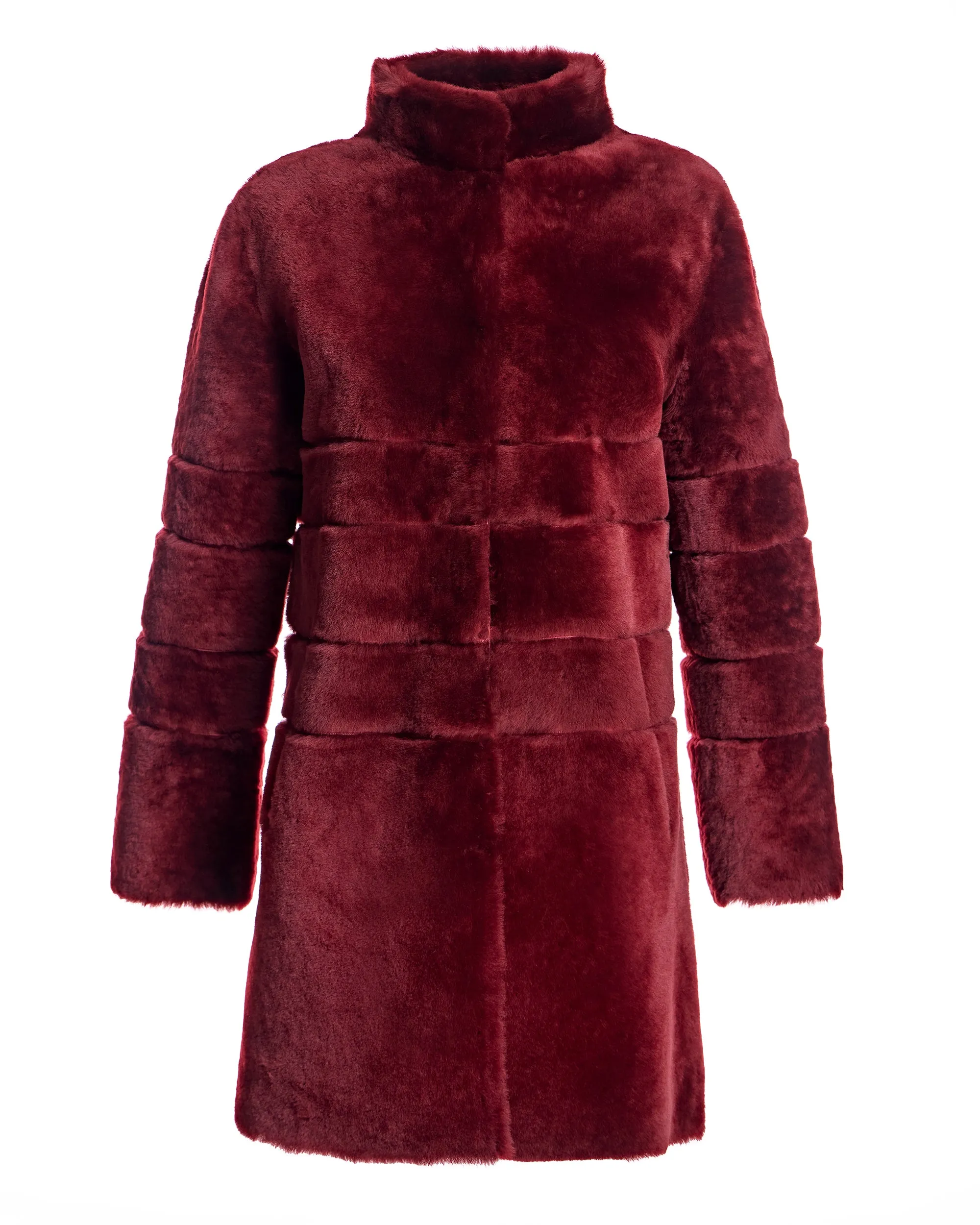 Maximilian Horizontal Shearling Jacket