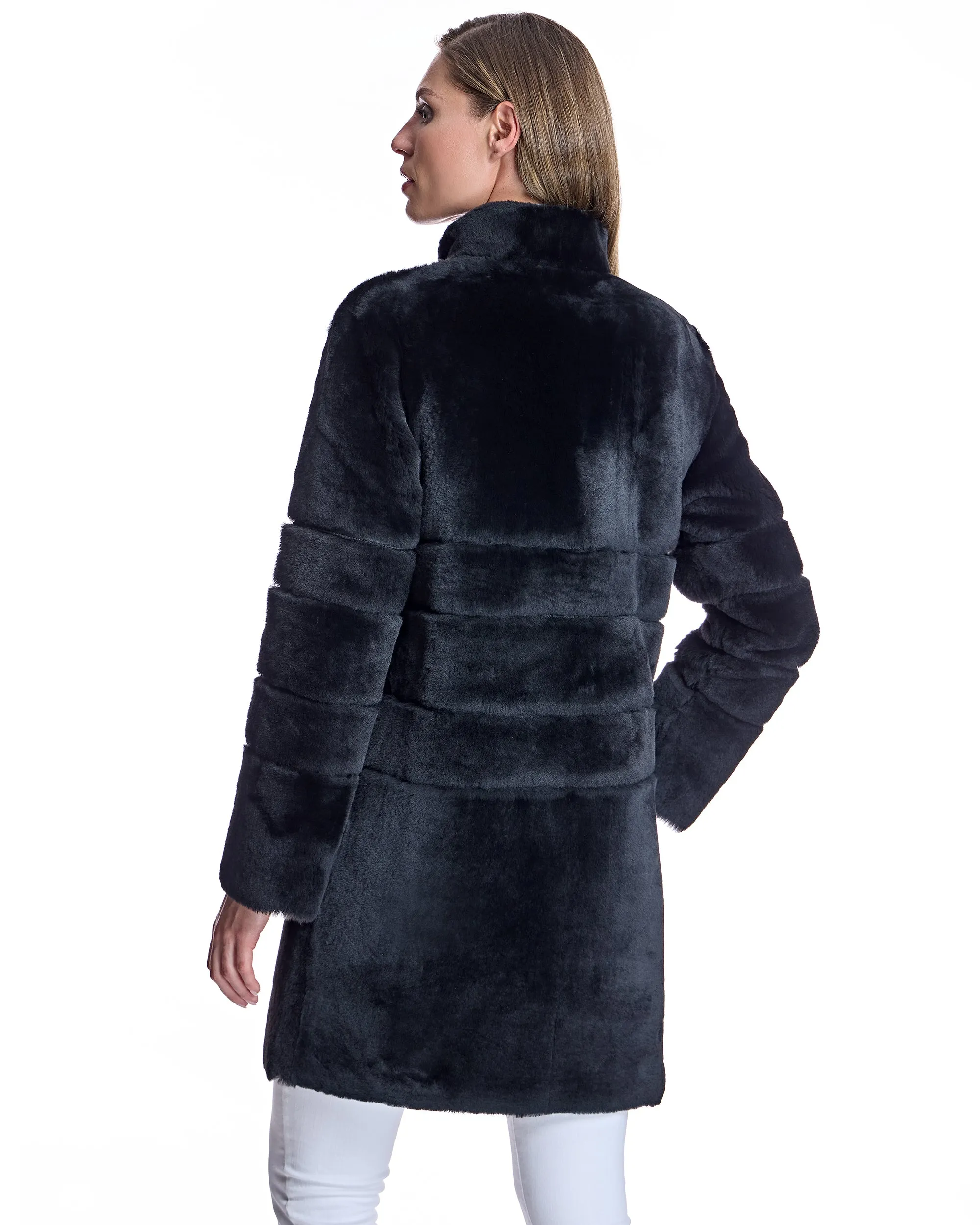 Maximilian Horizontal Shearling Jacket