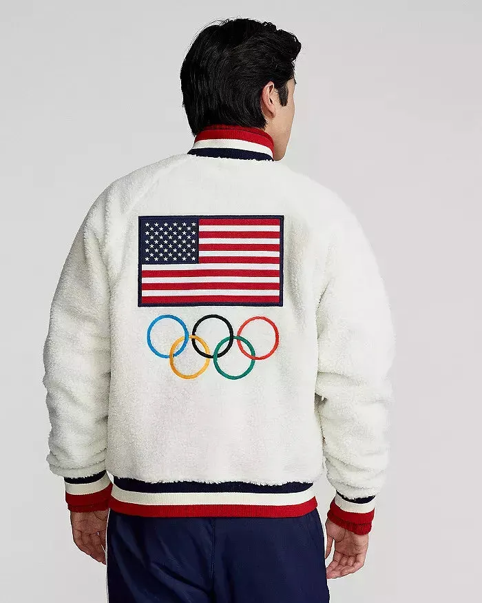 Men's Team USA Reversible Sherpa Jacket