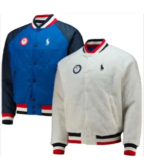 Men's Team USA Reversible Sherpa Jacket
