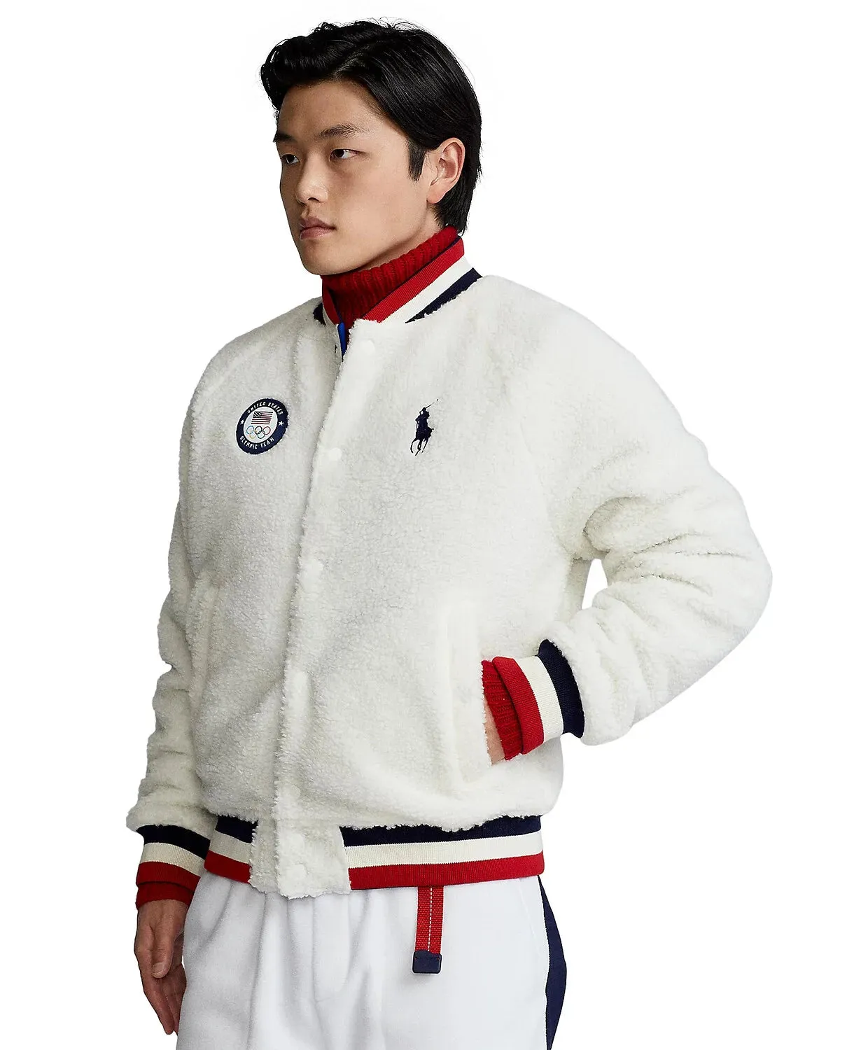 Men's Team USA Reversible Sherpa Jacket
