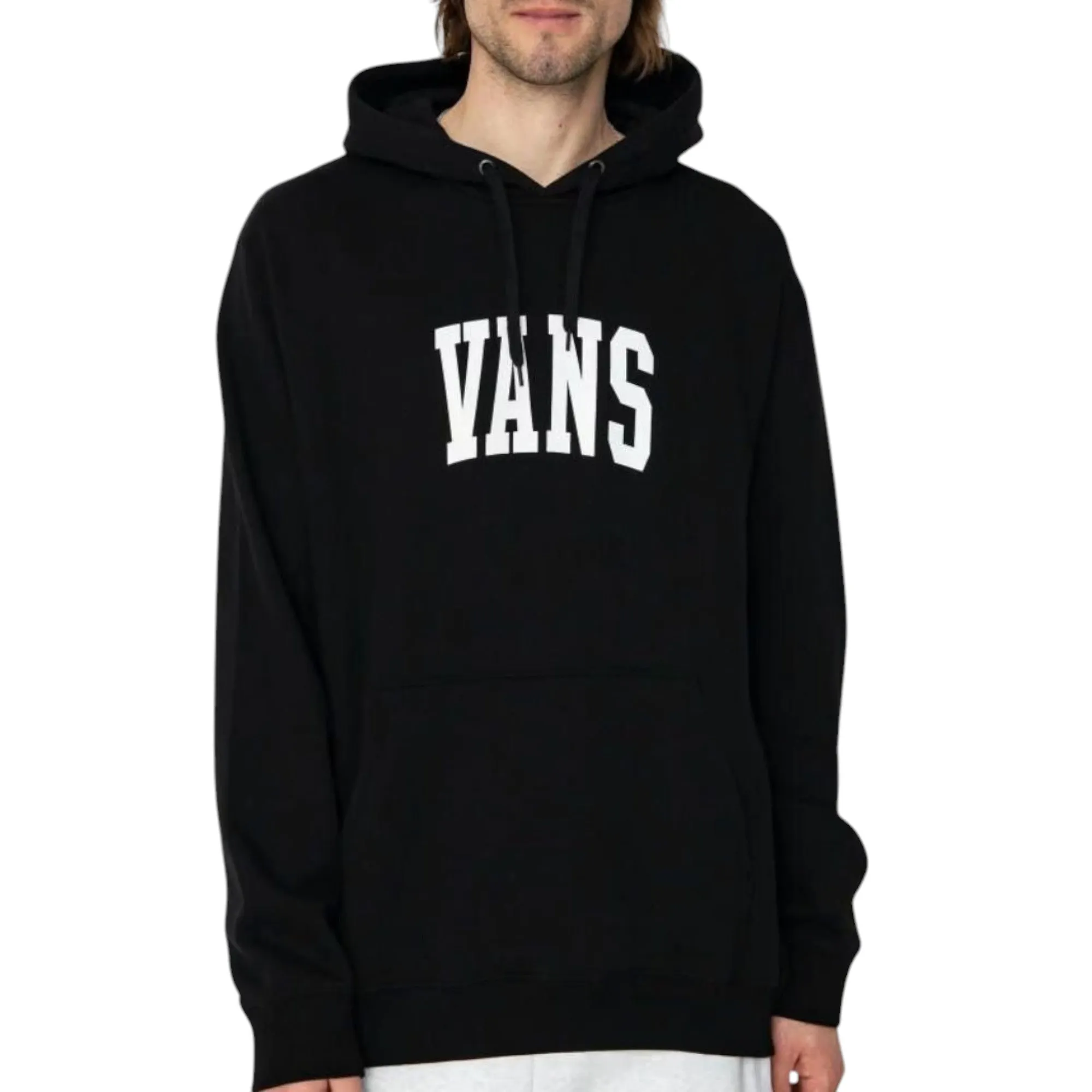 Mens Vans Arched Pullover Black Hoodie