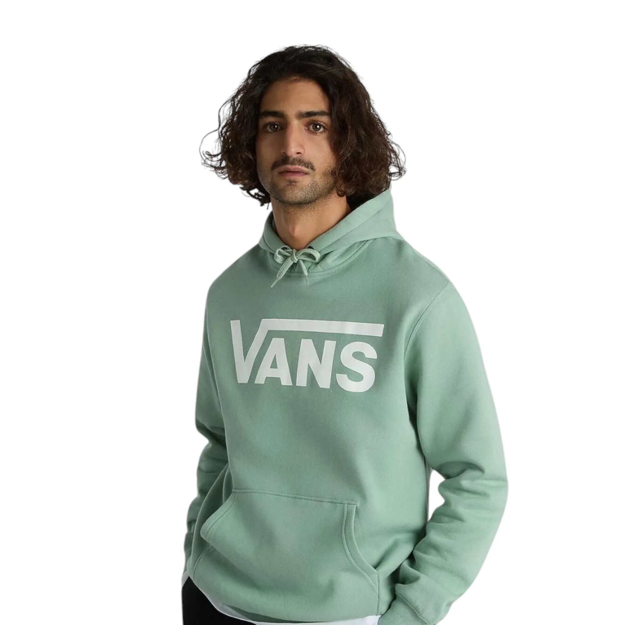 Mens Vans Classic Pullover Iceberg Green Hoodie