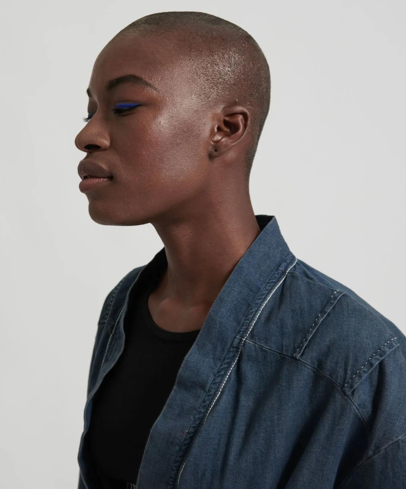 MIDNIGHT DENIM ROBE