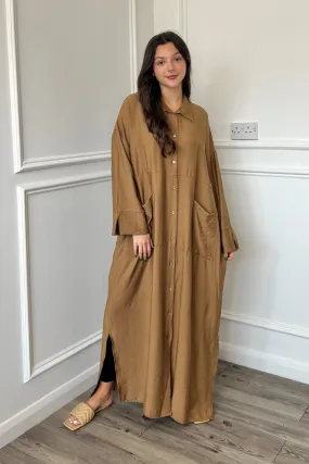 Mimi Oversized Jacket/Dress - Beige