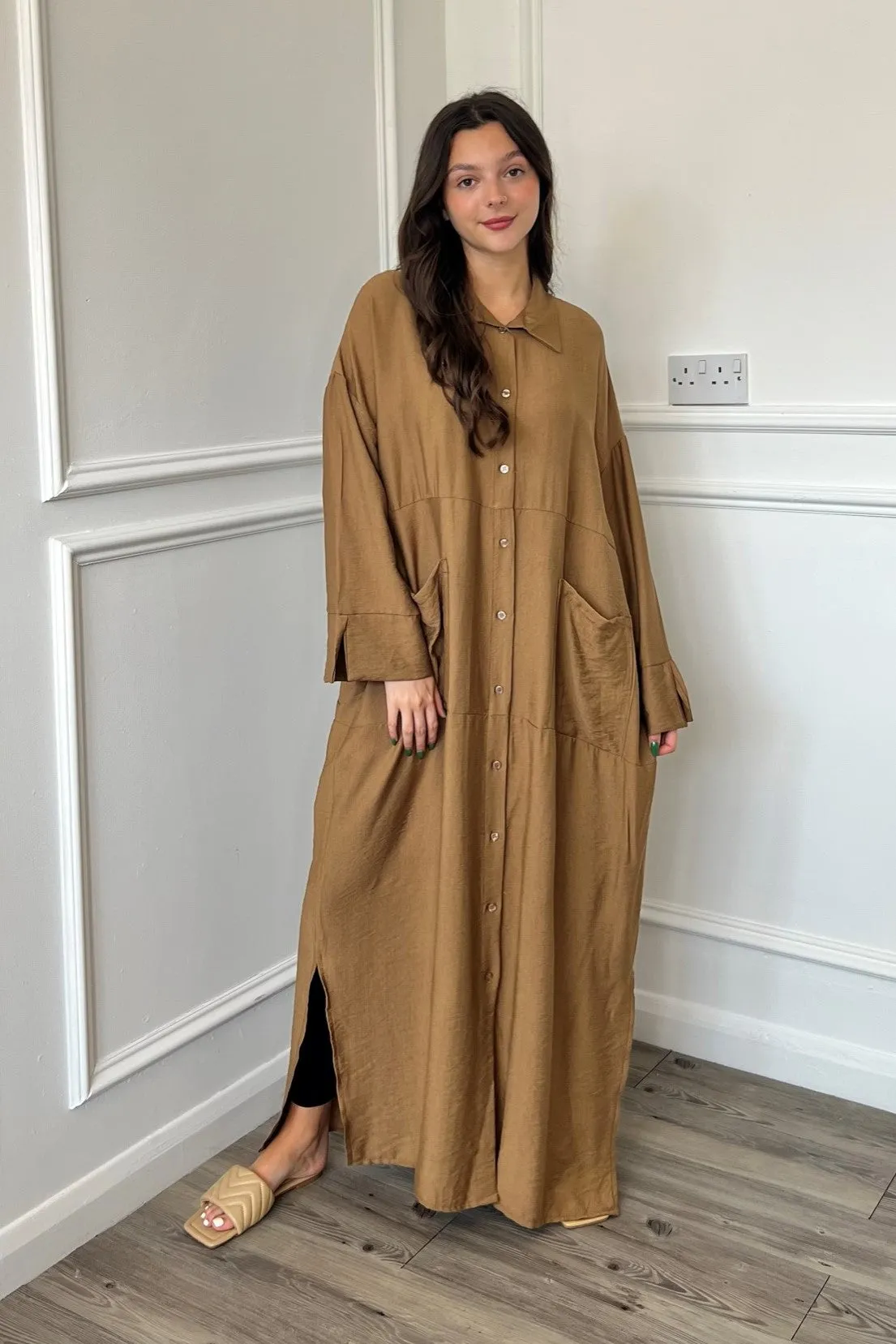 Mimi Oversized Jacket/Dress - Beige