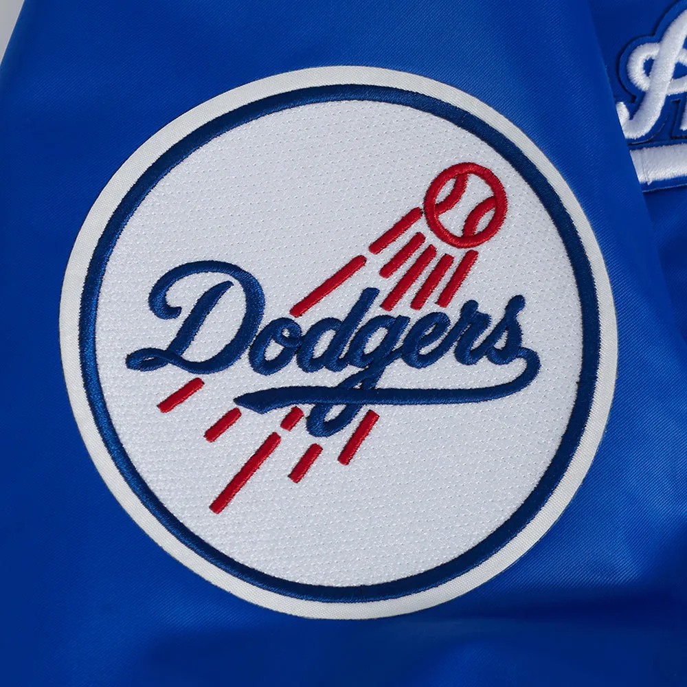 MLB LOS ANGELES DODGERS SUBLIMATED MEN'S SATIN JACKET-MIDNIGHT SKY (ROYAL BLUE)