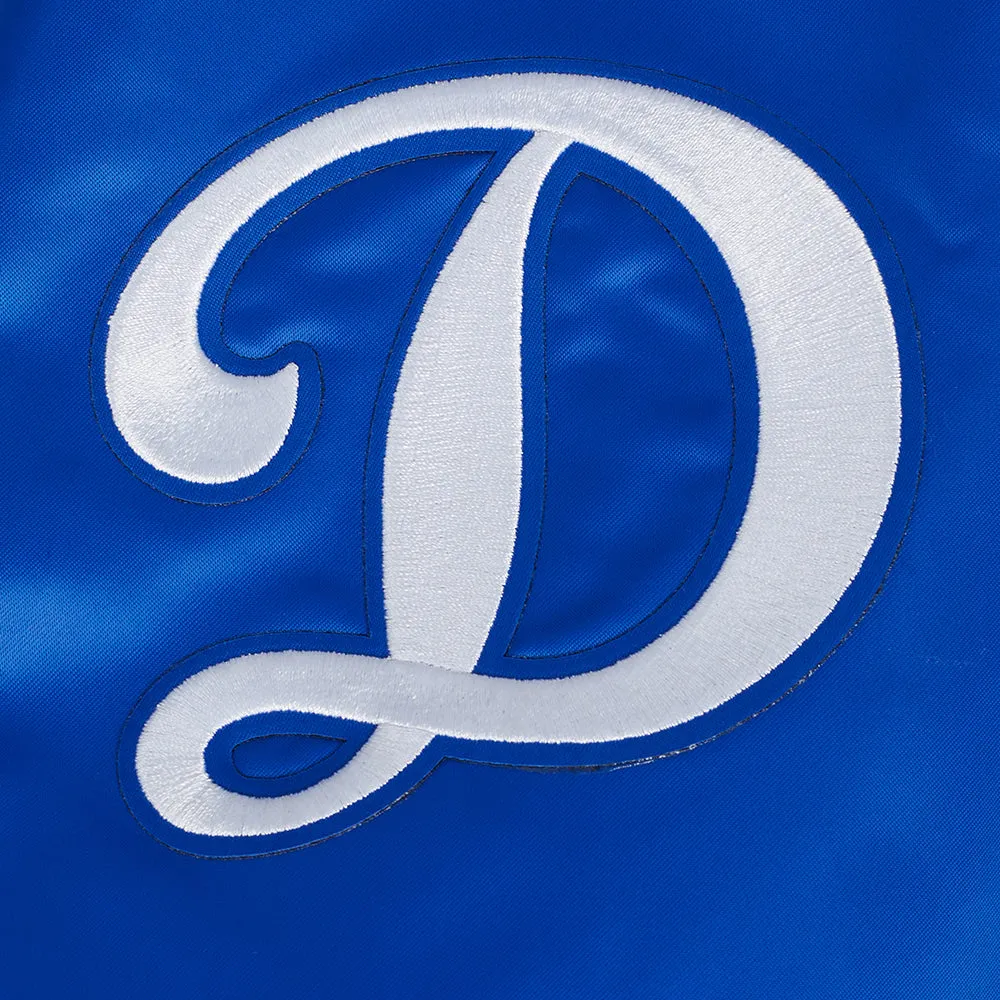 MLB LOS ANGELES DODGERS SUBLIMATED MEN'S SATIN JACKET-MIDNIGHT SKY (ROYAL BLUE)