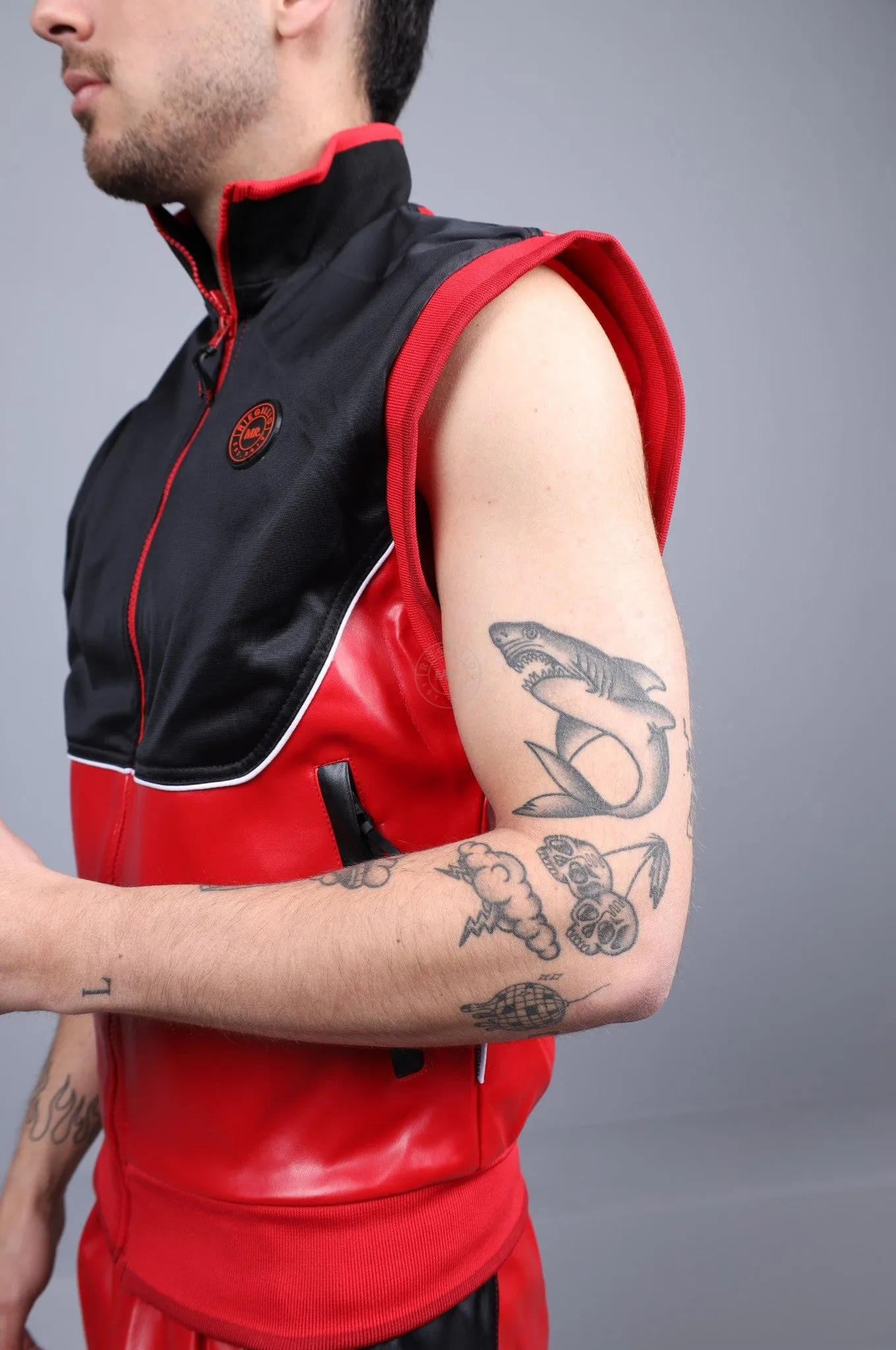 MR. 24 Tracksuit Sleeveless Jacket - Red
