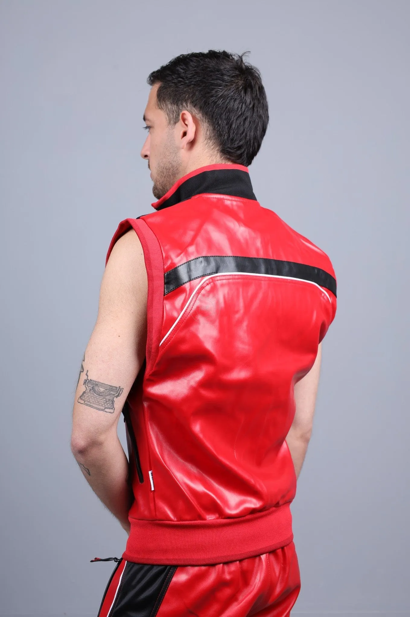 MR. 24 Tracksuit Sleeveless Jacket - Red