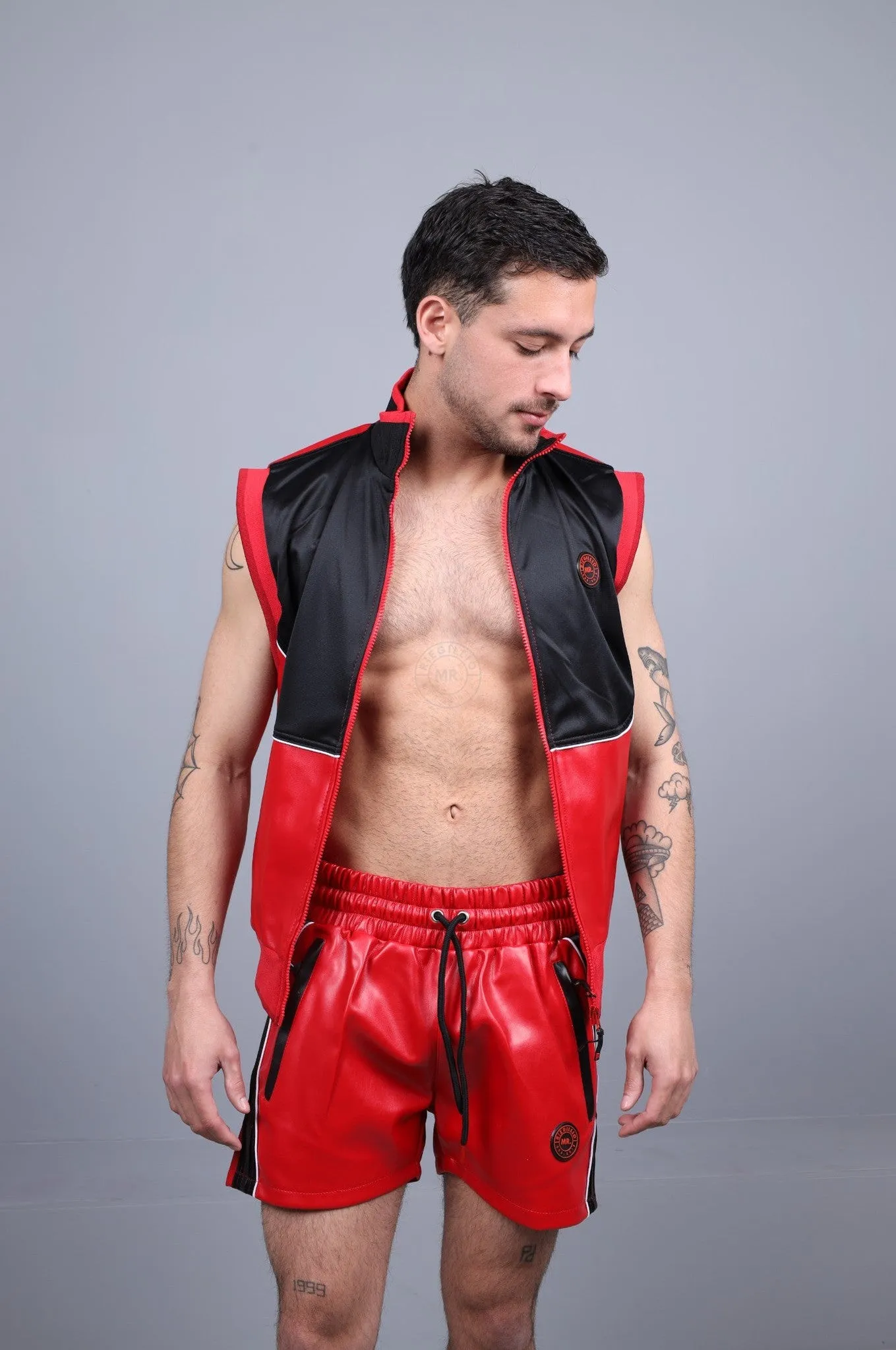 MR. 24 Tracksuit Sleeveless Jacket - Red