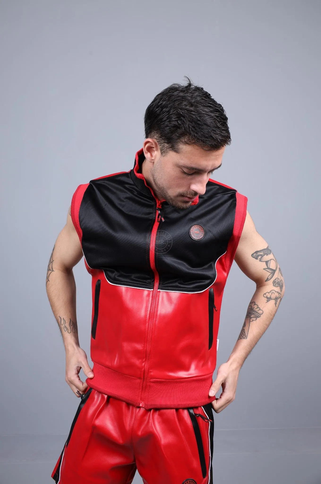 MR. 24 Tracksuit Sleeveless Jacket - Red