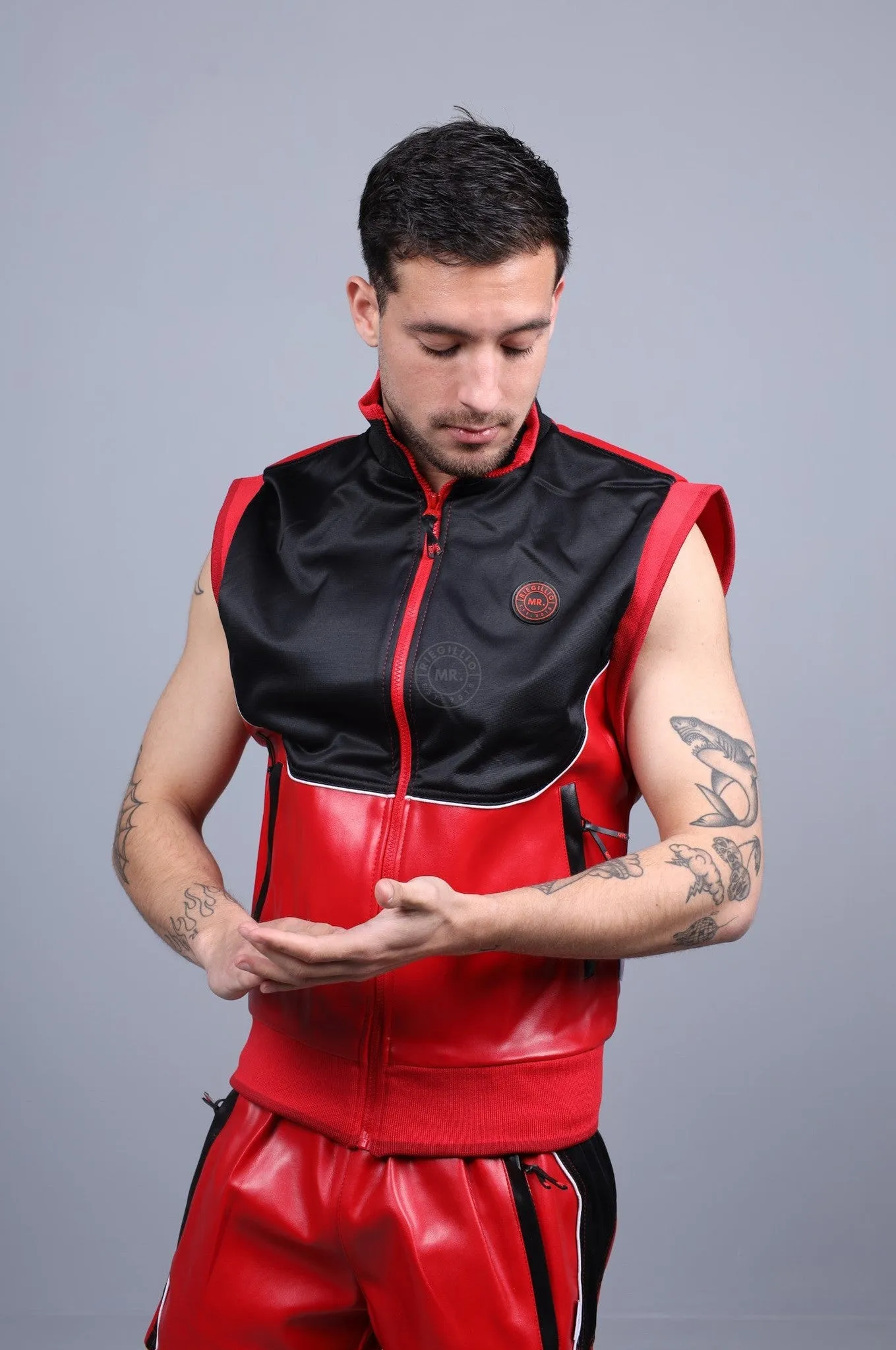 MR. 24 Tracksuit Sleeveless Jacket - Red