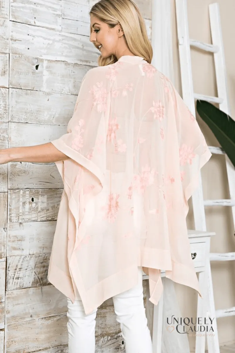 Nara Cherry Blossom Kimono Scarf