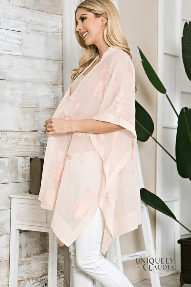 Nara Cherry Blossom Kimono Scarf